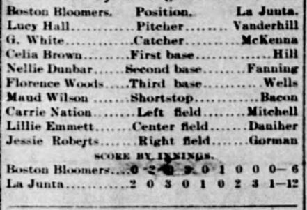 Bloomers-La Junta lineup