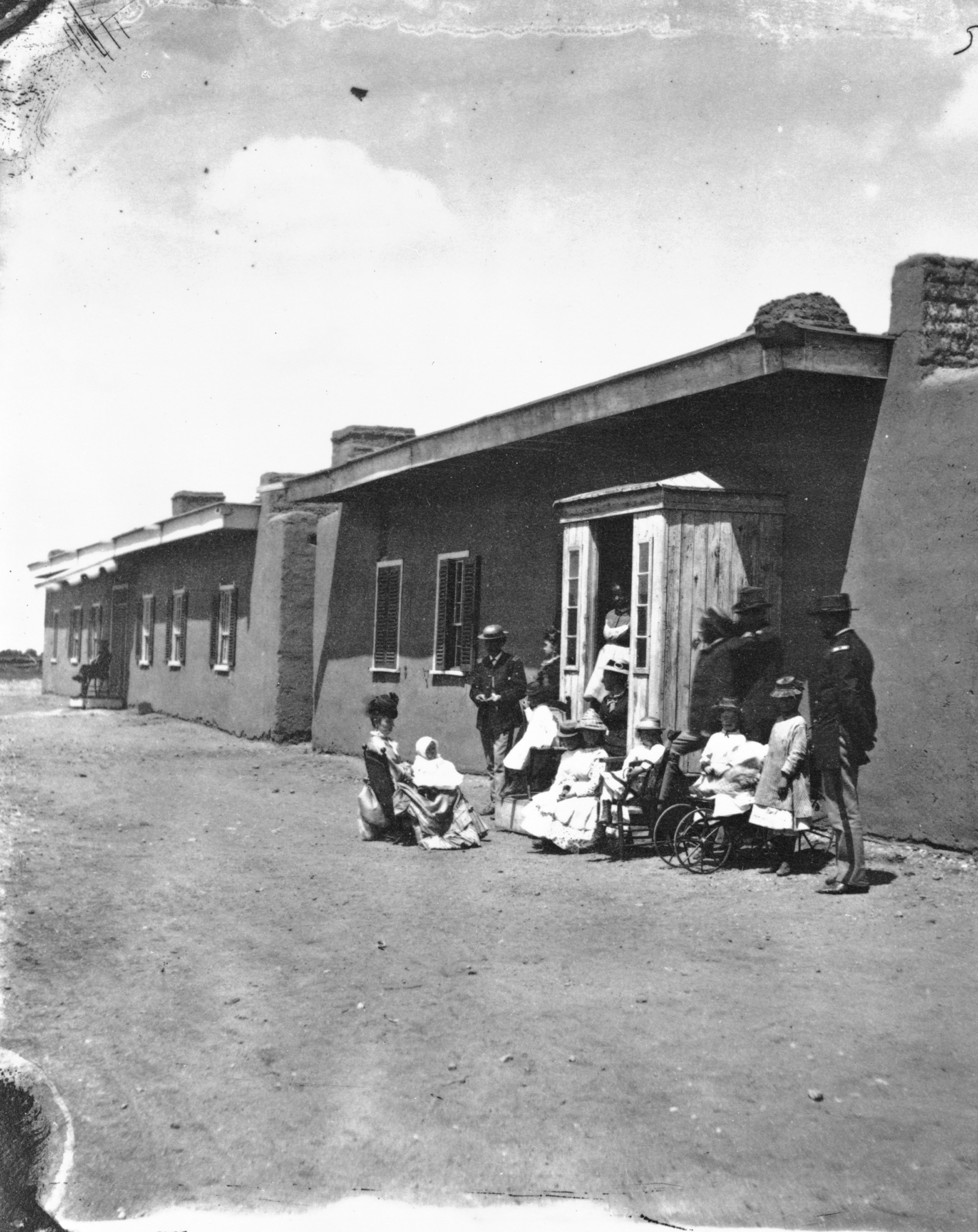 Buffalo soldiers at Fort Garland