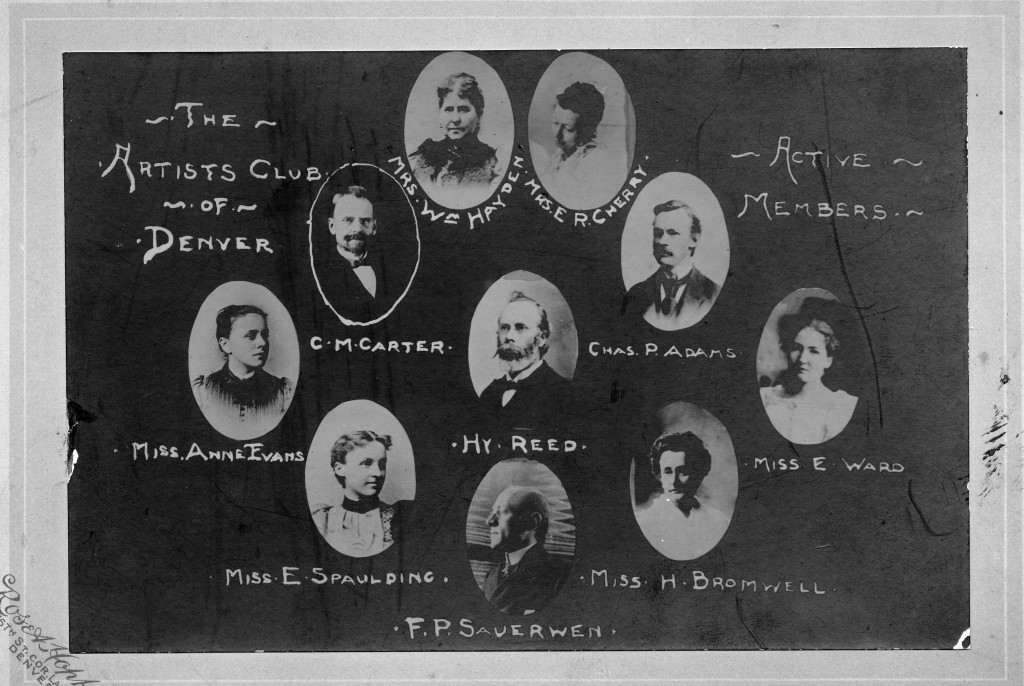 photos of members of Artists’ Club of Denver