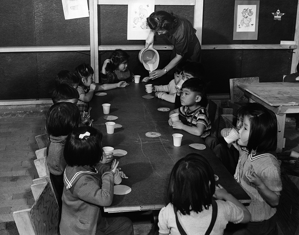 school children Amache