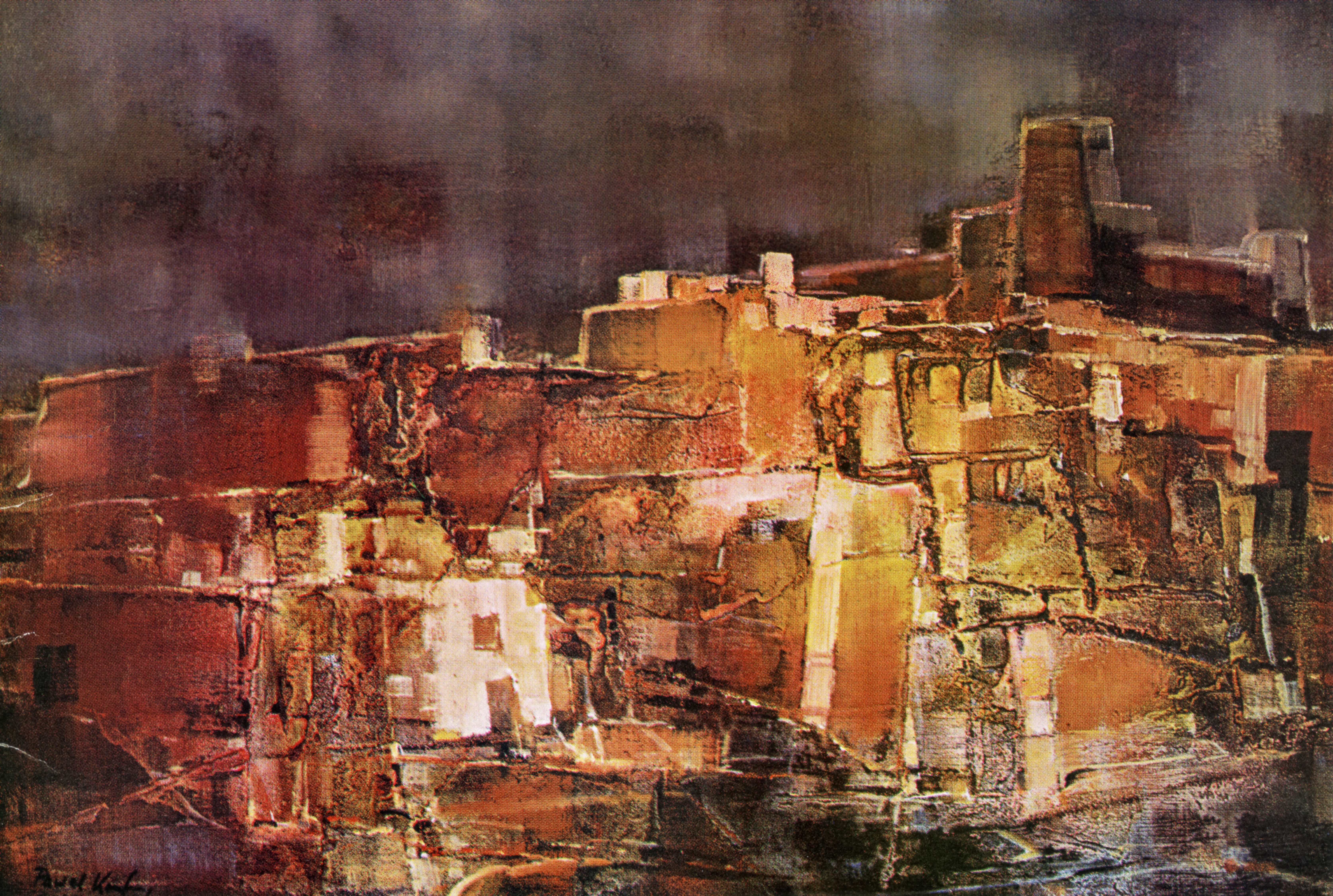 Acoma Pueblo painting