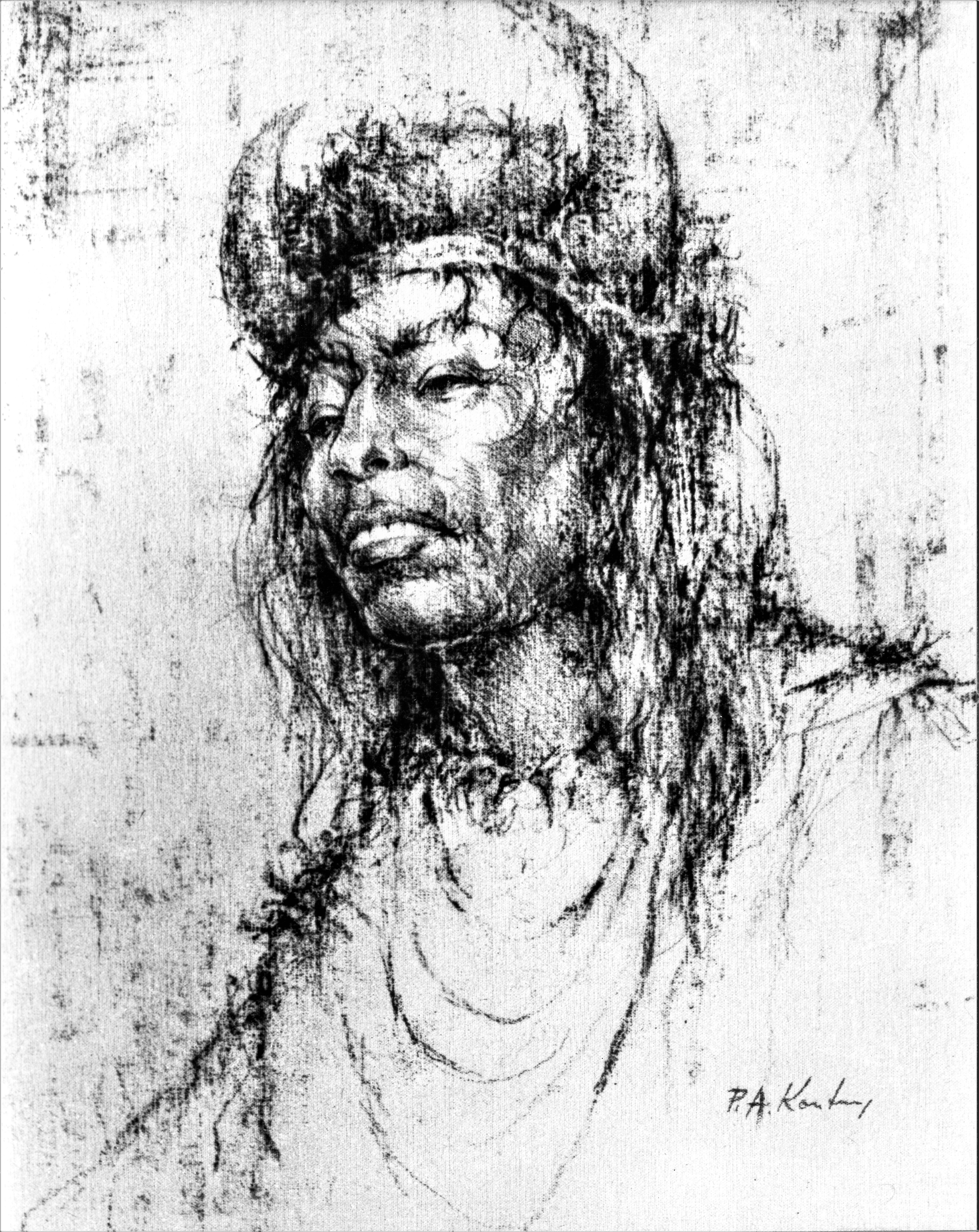 Crow Indian Buffalo Dancer