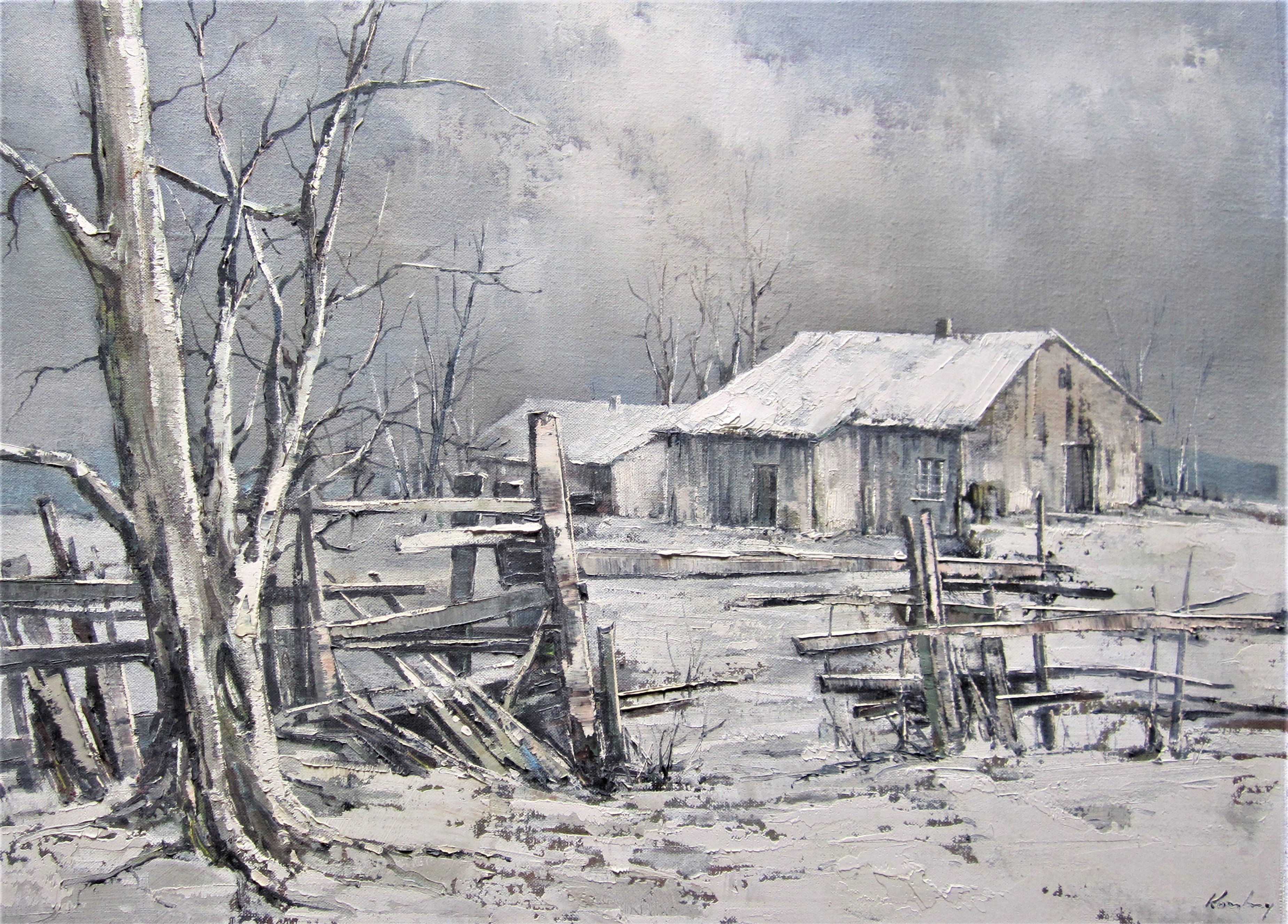 Wyoming Winter Landscape