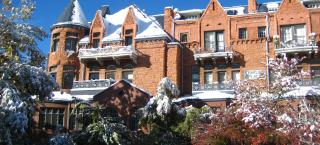 Charline Place in Denver.  An example of the Romanesque Revival style.