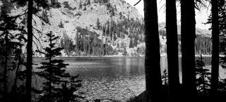 View from the Ypsilon Lake Trail in Rocky Mountain National Park.