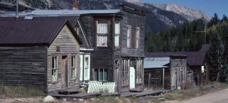 Looking down the street in the St. Elmo Historic District, 1997.