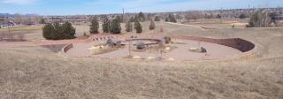 Columbine Memorial from Above
