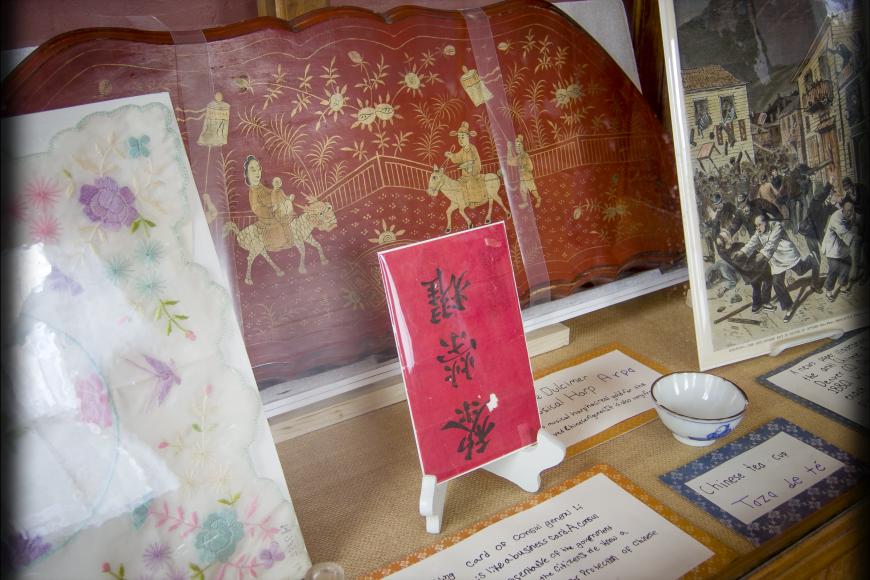 Chinese objects on loan at San Juan Historical Society museum