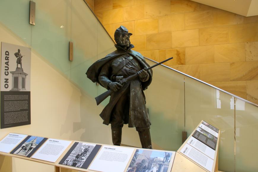 The Civil War monument