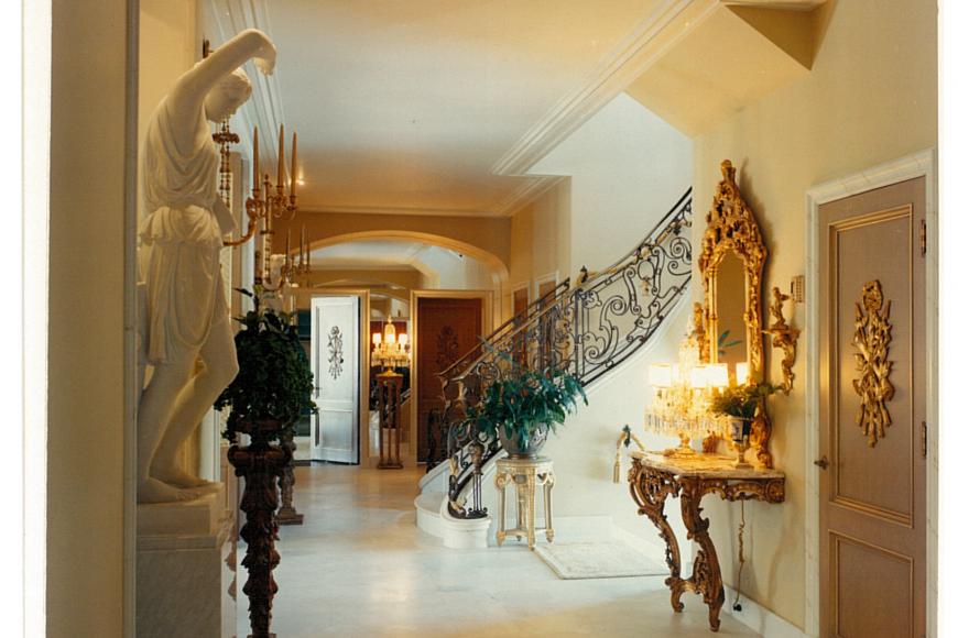 Belmar Mansion entryway 1959