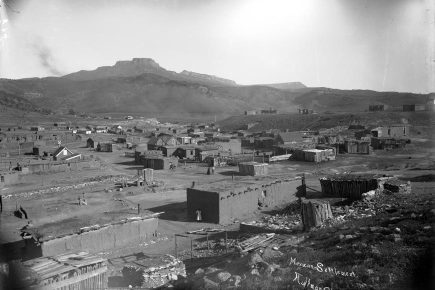 historic photo of town in Southern Colorado