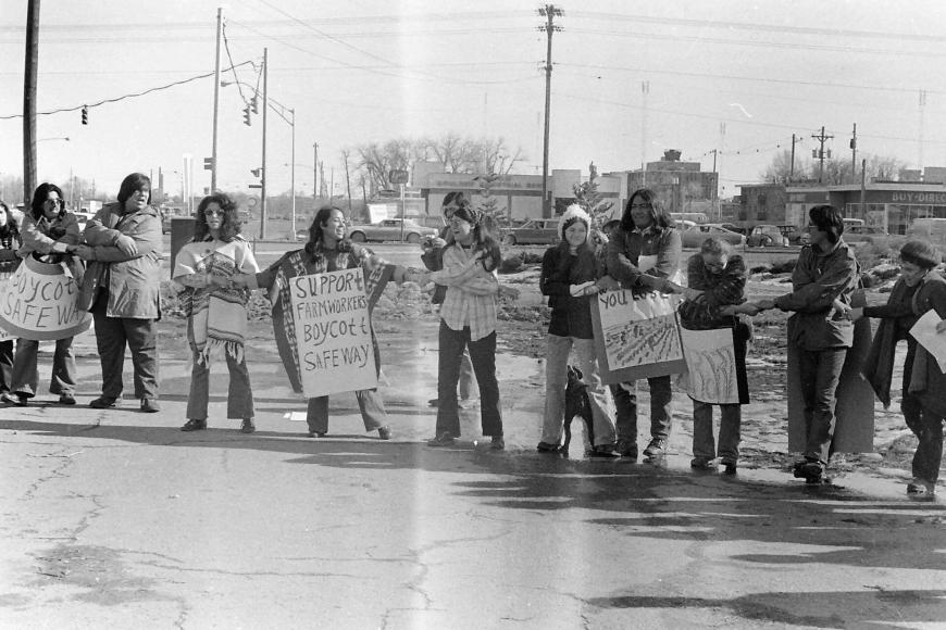 historic image of protest