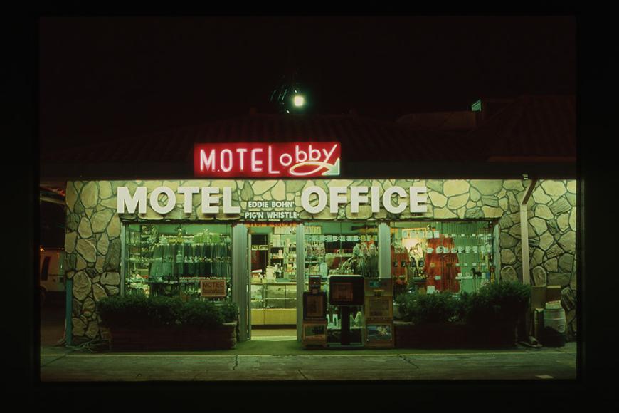 Eddie Bohn front of building
