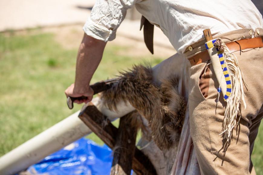Fort Vasquez fur scraping