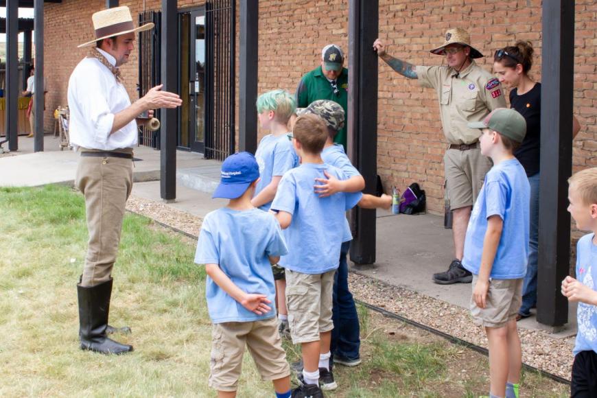 Boy Scouts at Fort Vasquez