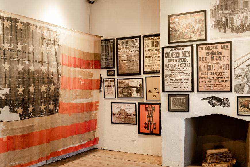 Buffalo Soldiers: ReVision exhibit interior