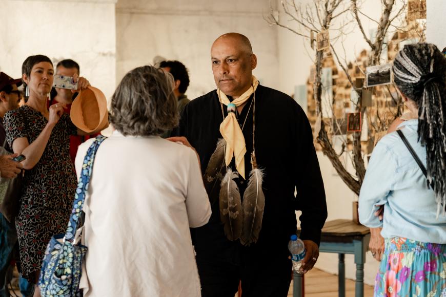 Visitors at Buffalo Soldiers: ReVision