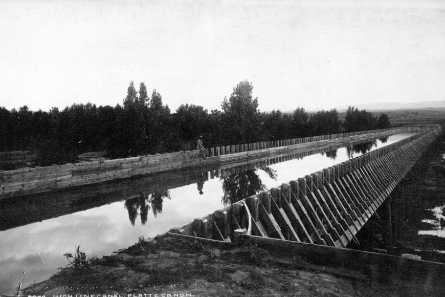 High Line Canal flume 2