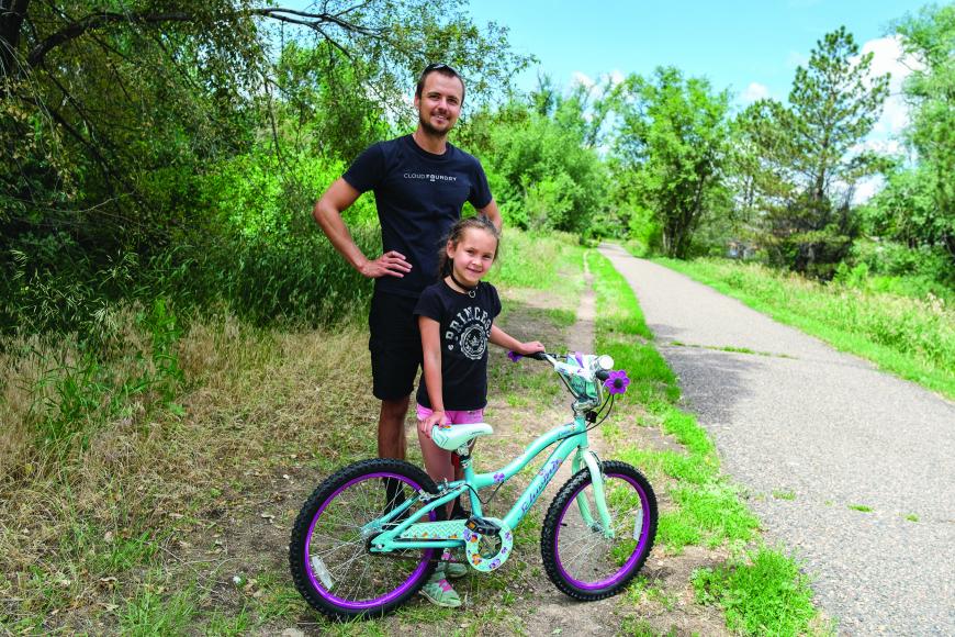 Sergey and Kate Matyukevich in Expo Park
