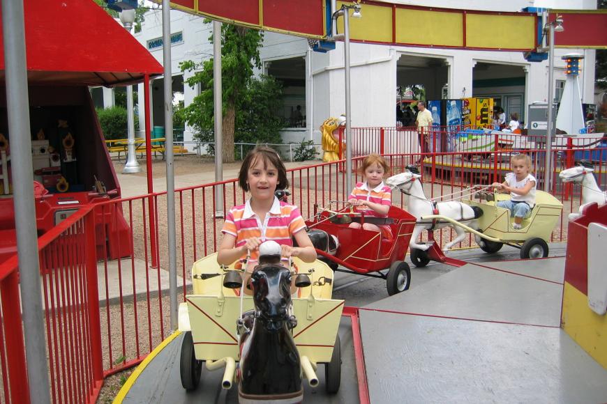 Horse and Buggy ride in Kiddie Land