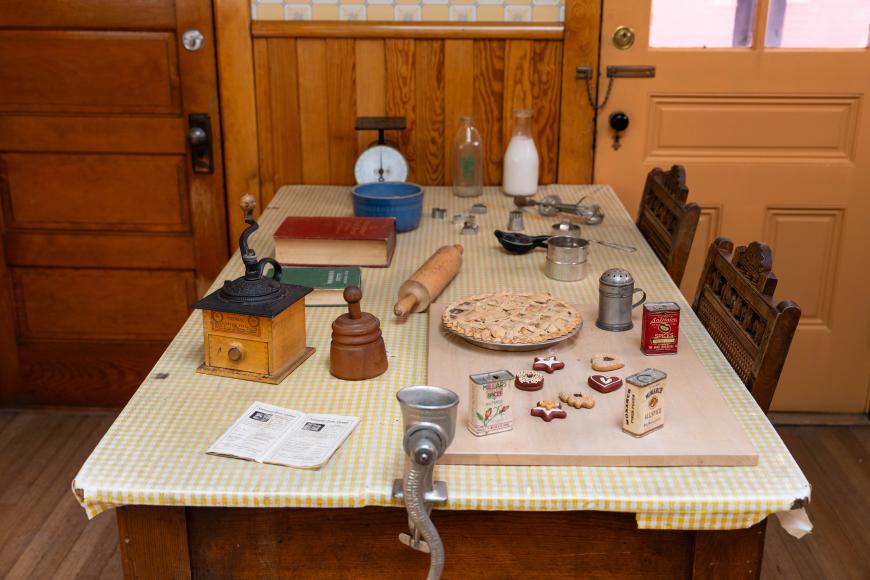 Historic kitchen at Center for Colorado Women's History