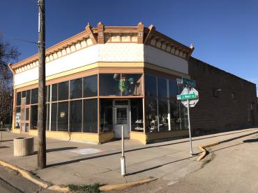 A photo of the Edwin L. Smith Building in La Veta.