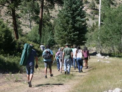 Meadow on the north side of La Sierra, Costilla County, Colorado