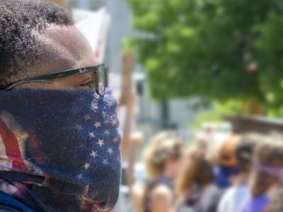 Black Lives Matter Protestor