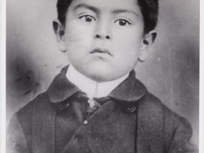 A photo of Miguel Maestas in his youth.
