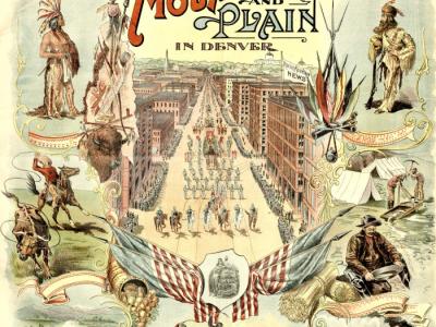 Rocky Mountain News advert for the Festival of Mountain and Plains