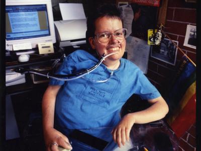 Portrait of Laura Hershey