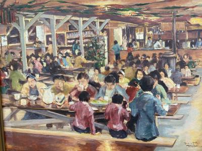 Amache Mess Hall, by Fukunosuke Kusumi