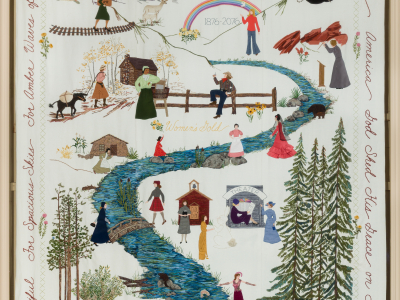 Colorado Women’s Gold Tapestry