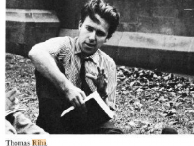 Thomas Riha in the University of Chicago Cap & Gown Magazine