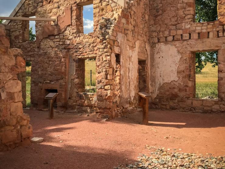 Masonry ruin of the Bradford House (5JF.997)