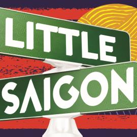 Little Saigon on a green street sign.